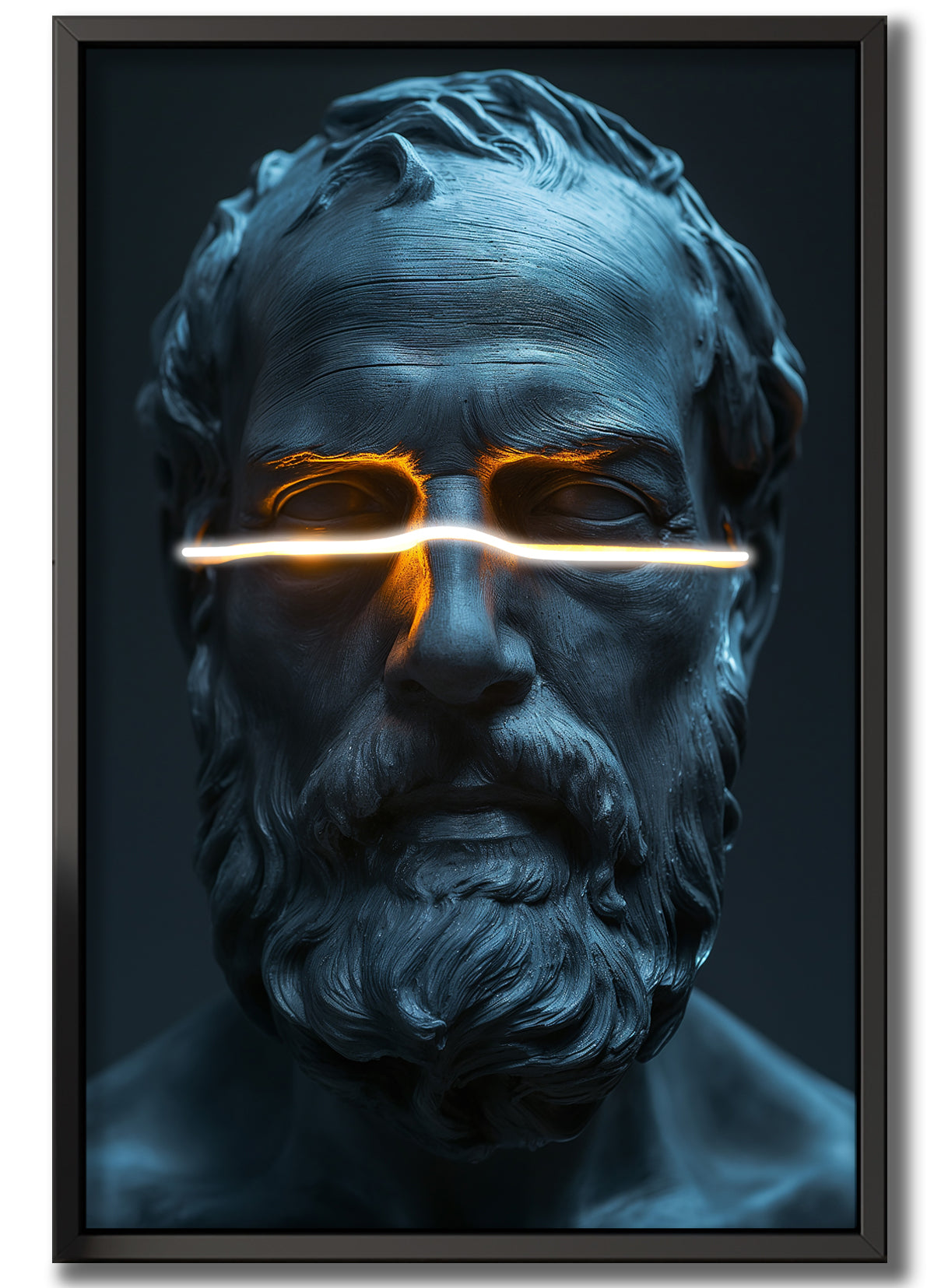 Wall Artwork Stoic Zeus with LED - DG253