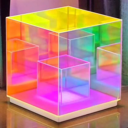 Acrylic Cube Table Lamp BESTY HOME